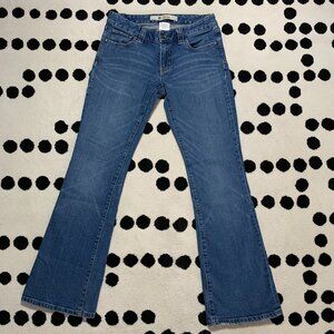 Vintage Y2K Gap I'm Curvy Low Rise Bootcut Medium Wash Denim Flare Jeans